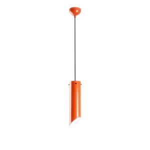 Lustra portocalie din metal Kesikboru The Home Collection