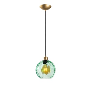 Lustra verde din metal Benek The Home Collection