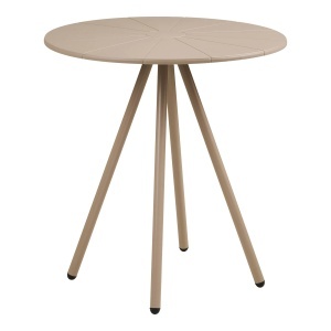 Masa bistro exterior grej din metal 70 cm Barletta House Nordic
