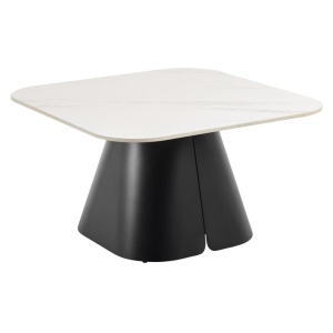 Masa de cafea alba/neagra din ceramica 80x80 cm Salinas Actona Company