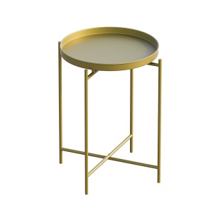 Masa de cafea aurie din metal 46 cm Vena The Home Collection