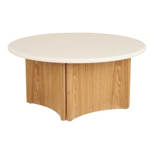 Masa de cafea din ciment bej 80 cm Motril House Nordic
