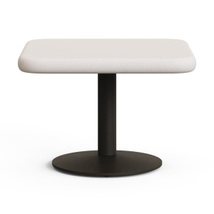Masa de cafea exterior alba/verde din ciment 70x70 cm Esilda Kave Home