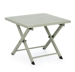Masa de cafea exterior albastru deschis din metal 44x43 cm Taylor Bizzotto