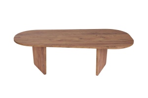 Masa de cafea maro 65x130 cm Ovalis Nordure