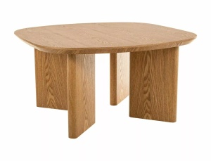 Masa de cafea maro 80x80 cm Kuma The Home Collection