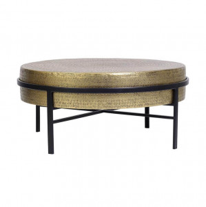 Masa de cafea maro bronz/neagra din metal 81 cm Angers Giner y Colomer
