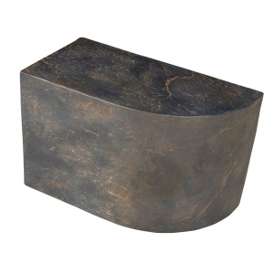 Masa de cafea maro din beton 30x60 cm Slay Element Versmissen