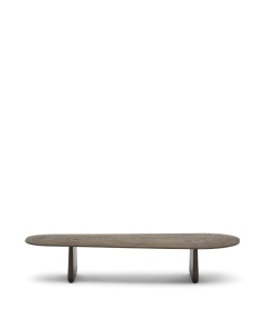 Masa de cafea maro din lemn 64x146 cm Pirita Kave Home