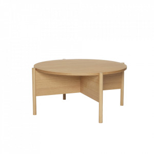 Masa de cafea maro din lemn 86 cm Heritage Hubsch