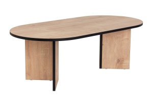 Masa de cafea maro/neagra 60x119 cm Sable VNT Oak The Home Collection