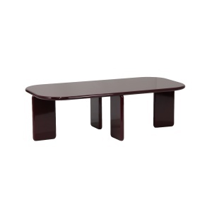 Masa de cafea rosu burgund 60x120cm Mimo Quiet Object