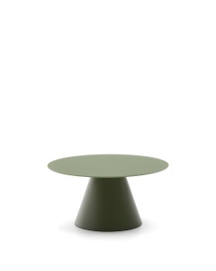 Masa de cafea verde din metal 80 cm Wilshire Kave Home