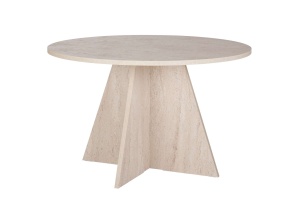 Masa dining bej 120 cm Virella Nordure