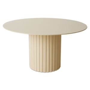 Masa dining crem din lemn 140 cm Pillar HKliving