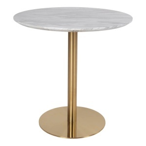 Masa dining din metal auriu 90 cm Bolzano House Nordic