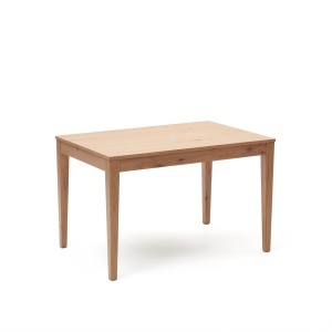 Masa dining extensibila maro din lemn 80x120(180) cm Yain Kave Home