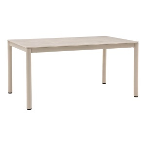 Masa dining exterior bej din ceramica 90x200 cm Alcudia House Nordic