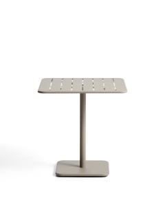 Masa dining exterior grej din metal 70x70 cm Brai Kave Home