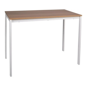Masa dining maro/alb antic din metal 60x100 cm Mario The Home Collection