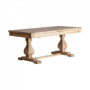 Masa dining maro din lemn 100x200(280) cm Berca Vical Home