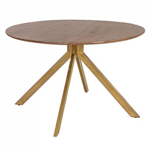 Masa dining maro din lemn 120 cm Sherman Bizzotto