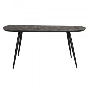 Masa dining maro din lemn 95x180 cm Webster Quiet Object