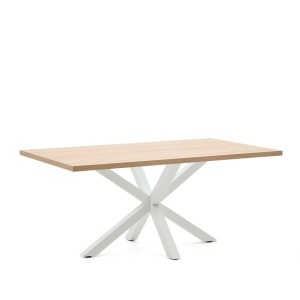 Masa dining maro din metal 100x180 cm Argo Kave Home