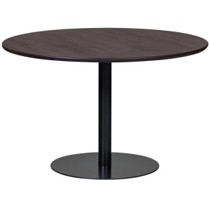 Masa dining maro inchis din lemn 119 cm Tablo Woood