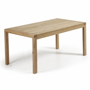 Masa extensibila maro din lemn 90x180(230) cm Briva Kave Home