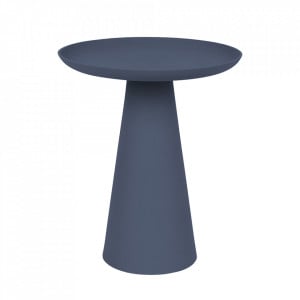 Masa laterala albastra din metal 35 cm Ringar Quiet Object