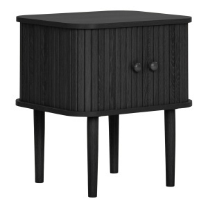 Masa laterala din lemn negru 40x45 cm Nikko House Nordic