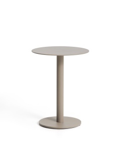 Masa laterala exterior grej din metal 45 cm Asinara Kave Home