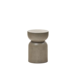 Masa laterala exterior gri din ciment 32 cm Garbet Kave Home