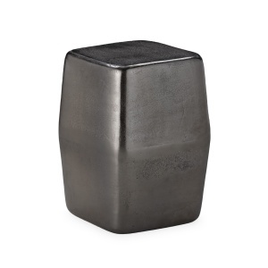 Masa laterala neagra din metal 30x30 cm Grove Thai Natura