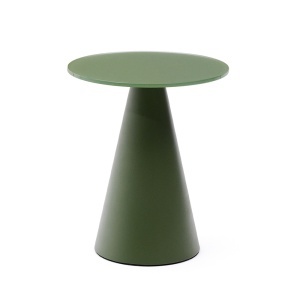 Masa laterala verde din metal 30 cm Wilshire Kave Home