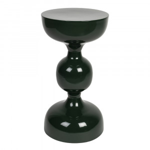 Masa laterala verde din metal 31 cm Lars Quiet Object