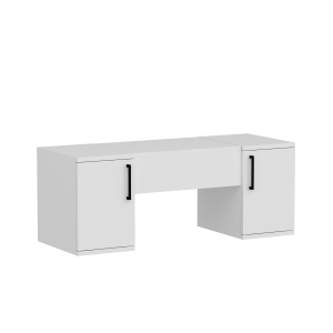 Masuta dressing si oglinda alba 35x100 cm Mercan The Home Collection