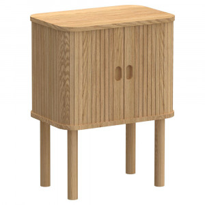 Noptiera maro din lemn Langley Quiet Object