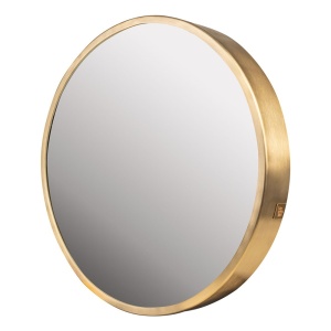 Oglinda aurie rotunda din metal 40 cm Dott Versmissen