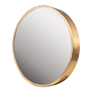 Oglinda aurie rotunda din metal 75 cm Dott Versmissen