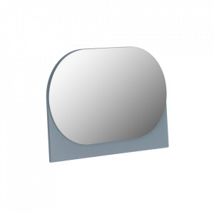 Oglinda de masa gri din MDF 16x23 cm Mica Kave Home