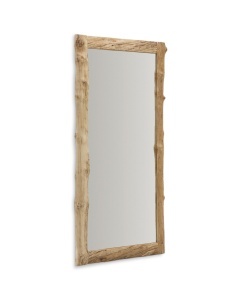 Oglinda dreptunghiular maro din lemn 105x200 cm Ibro Kave Home
