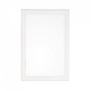 Oglinda dreptunghiulara alba din lemn 60x90 cm Sanzio Bizzotto