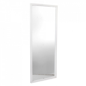 Oglinda dreptunghiulara alba din lemn de mesteacan si MDF 60x150 cm Confetti Rowico Home