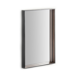 Oglinda dreptunghiulara argintie din sticla 60x90 cm Xylon Vical Home