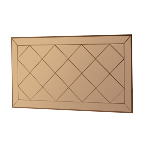 Oglinda dreptunghiulara maro bronz 60x120 cm Zeora The Home Collection