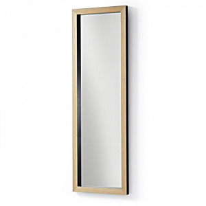 Oglinda dreptunghiulara maro/negru din lemn 48x148 cm Enzo Kave Home