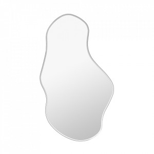 Oglinda gri argintie din metal 64x110 cm Pond Ferm Living