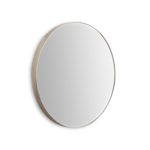 Oglinda rotunda argintie/aurie din sticla 60 cm Villajo Vical Home